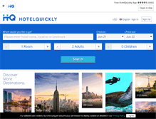 Tablet Screenshot of hotelquickly.com